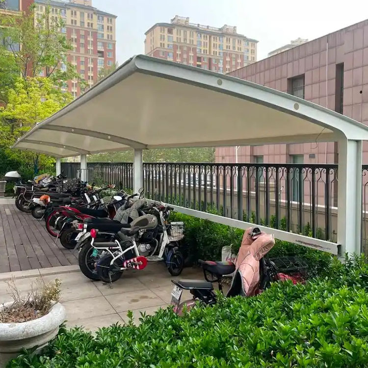 甘德县膜结构电动车棚